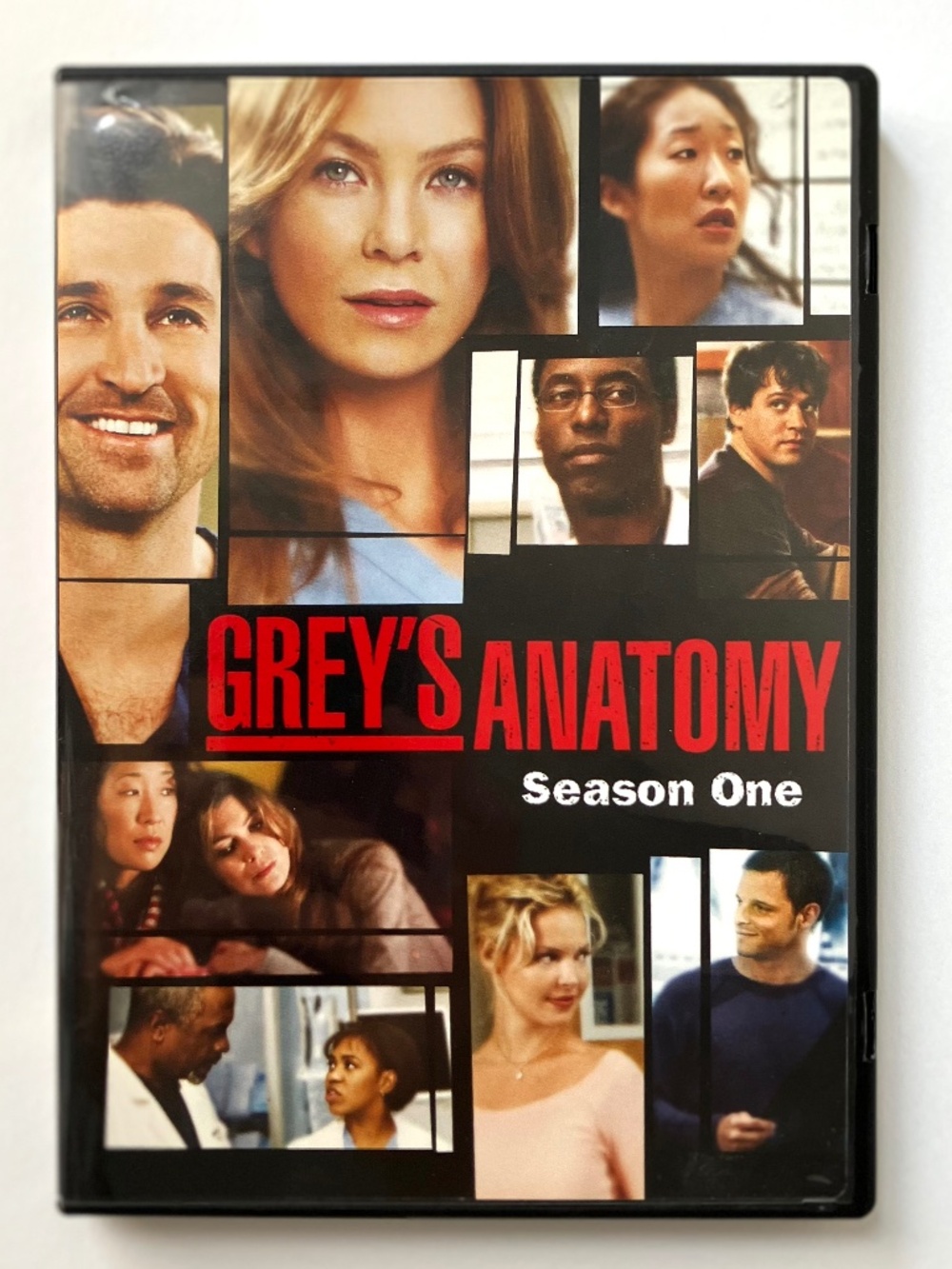 Grey’s Anatomy Season One 2-Disc DVD Set Ellen Pompeo Patrick Dempsey Med Drama